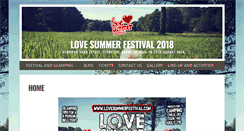 Desktop Screenshot of lovesummerfestival.com