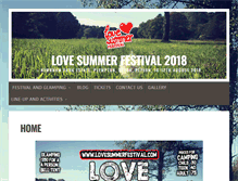 Tablet Screenshot of lovesummerfestival.com